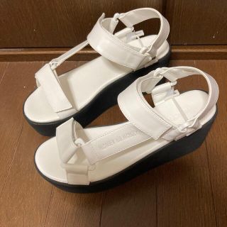 HONEYMIHONEY clearwedgesole sandal  サンダル