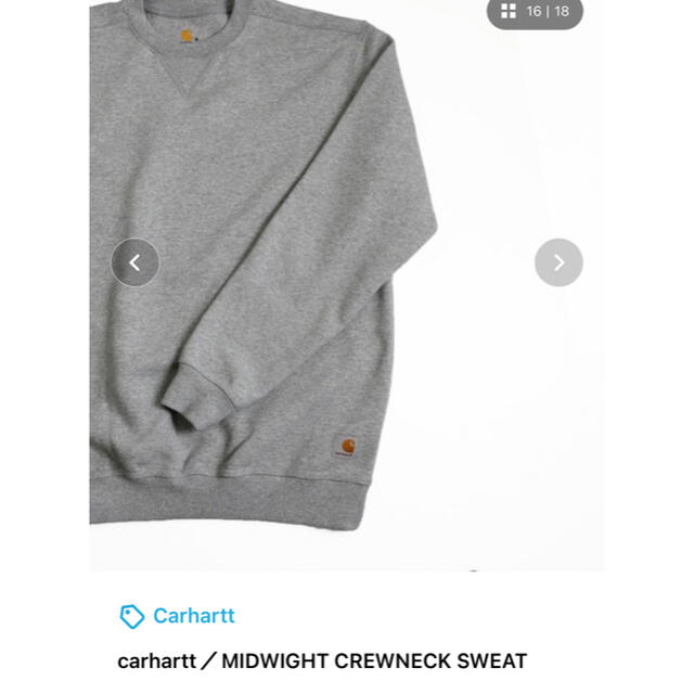 carhartt(カーハート)のカーハート　クルーネック　スウェット メンズのトップス(スウェット)の商品写真