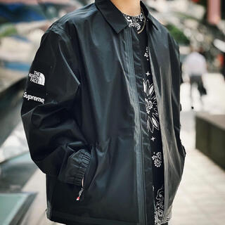 supreme☆Tape Seam Coaches Jacket☆黒☆L