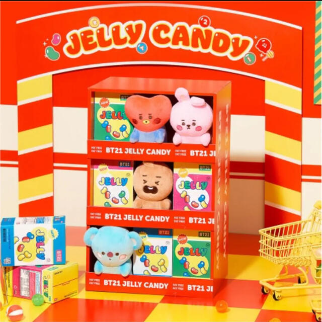 BT21 ゼリーキャンディ ミニぬいぐるみ RJ jelly candy
