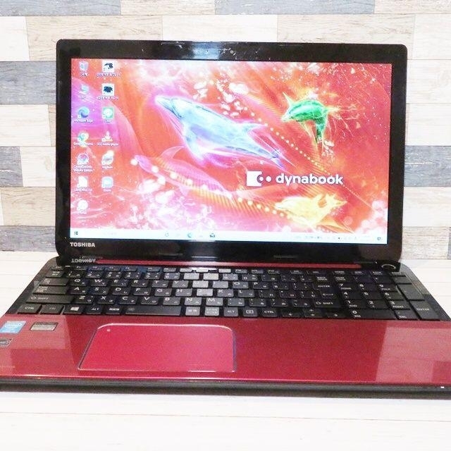 SSD搭載✨Dynabook ノートパソコン✨Core i5✨レッド✨赤 PC