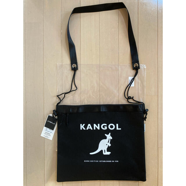 KANGOL(カンゴール)のカンゴール ショルダーバック 黒 レディースのバッグ(ショルダーバッグ)の商品写真