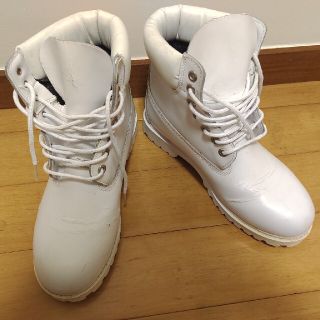 Timberland - ティンバーランド ホワイト ブーツの通販 by MUNEZON.com