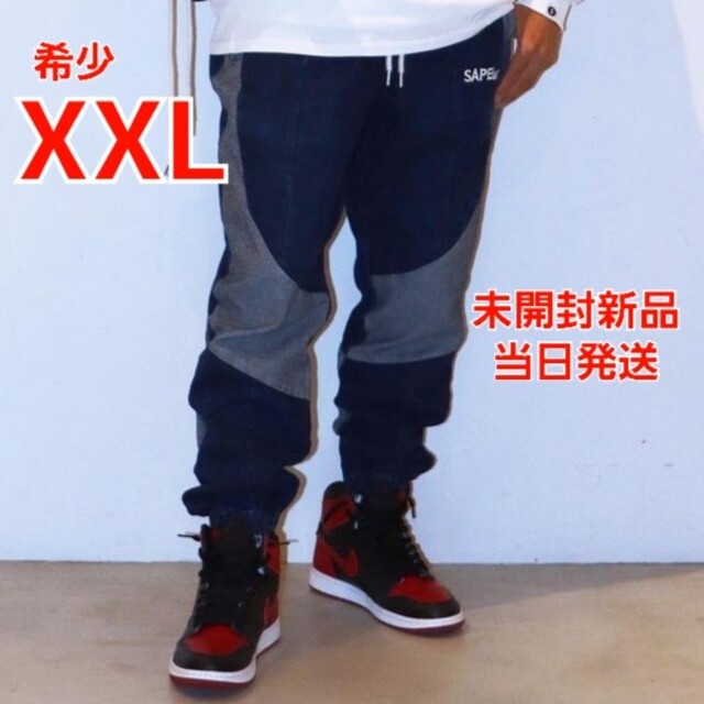 パンツSAPEur DENIM TRACK PANTS "Indigo"