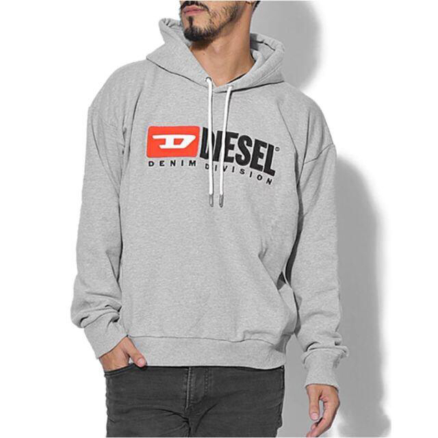 新品未開封 DIESEL ディーゼル パーカー グレー サイズL 新品未開封 DIESEL ディーゼル パーカー グレー サイズL