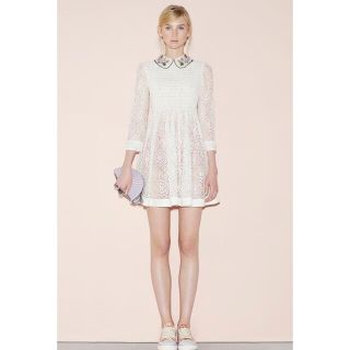 Red Valentino レッド バレンティノ レーストリム ワンピース