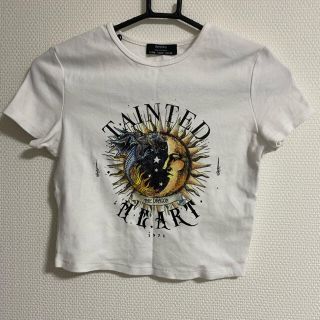 ベルシュカ(Bershka)のBershka クロップド丈tシャツ(Tシャツ(半袖/袖なし))