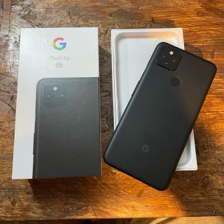 グーグルピクセル(Google Pixel)の【美品】Google Pixel 4a5G  ブラック(スマートフォン本体)