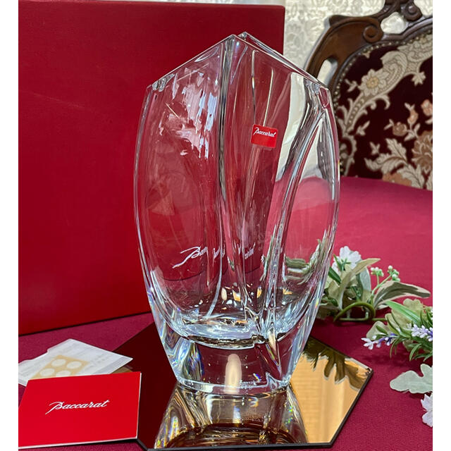 バカラ　フラワーベース　 リゴット　 ジベルニー 　大型花瓶