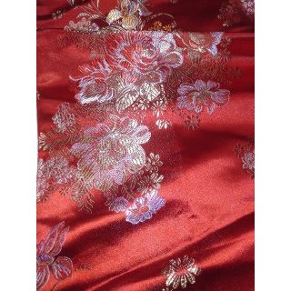 ★★★★★★交渉中★★★★★金刺繍ロングチャイナドレス高貴コスプレコスチューム赤(衣装)