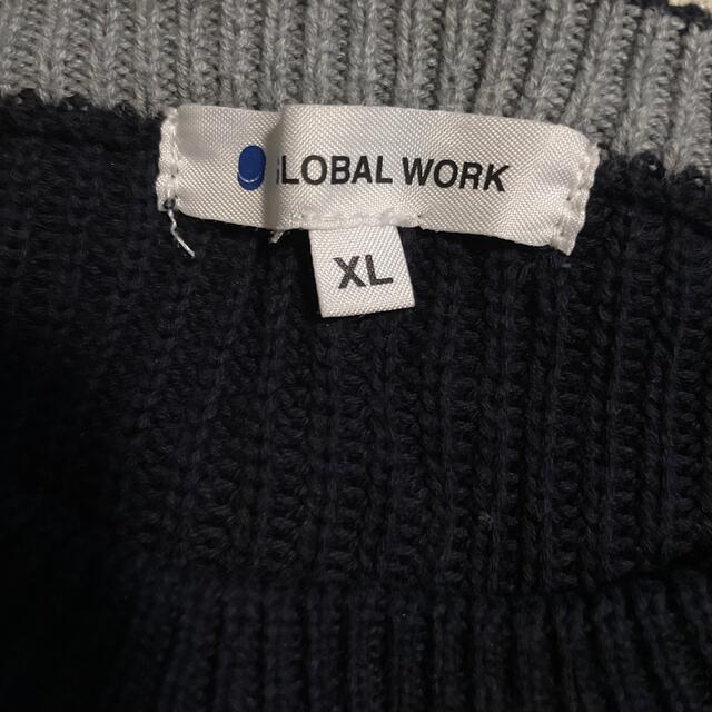 GLOBAL WORK(グローバルワーク)のGLOBAL WORK ニット　XL キッズ/ベビー/マタニティのキッズ服男の子用(90cm~)(ニット)の商品写真