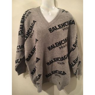 バレンシアガ(Balenciaga)のN様専用　正規品　BALENCIAGA バレンシアガ　ロゴニット　XS(ニット/セーター)