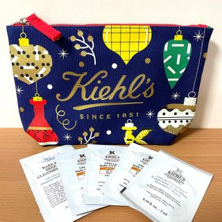 キールズ(Kiehl's)の値下げ！ ◆ キールズ ◆ ホリデイ 限定 ポーチ & サンプルセット(ポーチ)