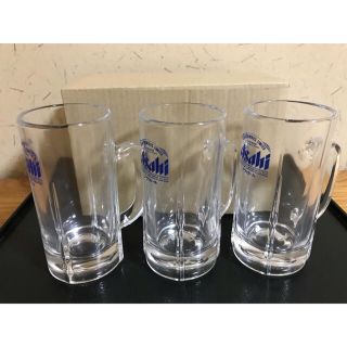 【新品未使用】アサヒ　ビールジョッキ６個セット【非売品】(アルコールグッズ)