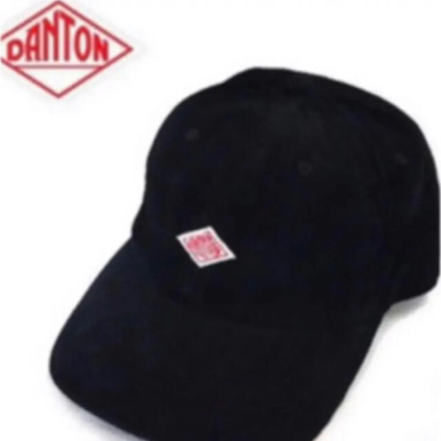 DANTON(ダントン)のDANTON ダントン　コーデュロイキャップ　ブラック レディースの帽子(キャップ)の商品写真