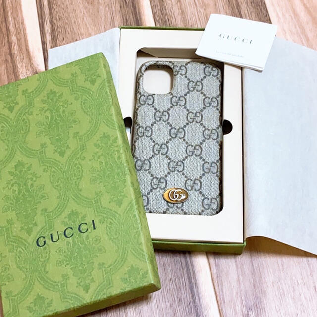 Gucci(グッチ)のGUCCI iPhone11ケース スマホ/家電/カメラのスマホアクセサリー(iPhoneケース)の商品写真