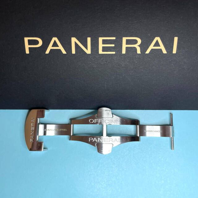 PANERAI(パネライ)の【美品】パネライ純正Dバックル ルミノール44㎜等に メンズの時計(レザーベルト)の商品写真