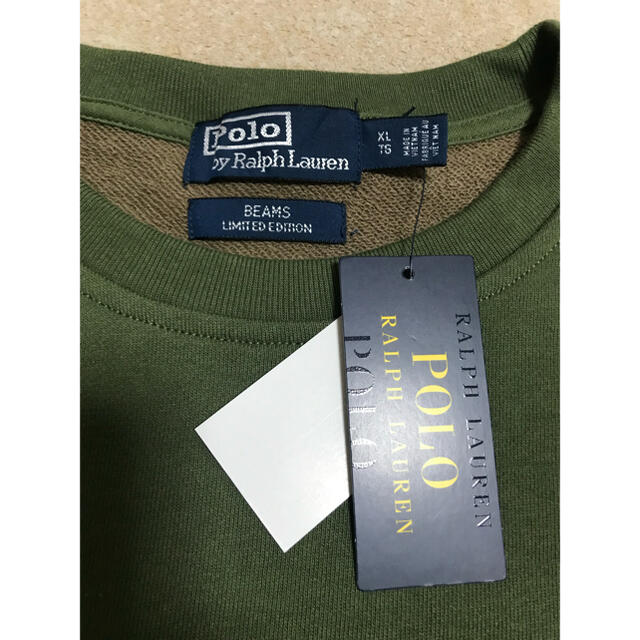 POLO RALPH LAUREN(ポロラルフローレン)のりお様専用　ポロラルフローレン  beams別注スウェット　新品 メンズのトップス(スウェット)の商品写真