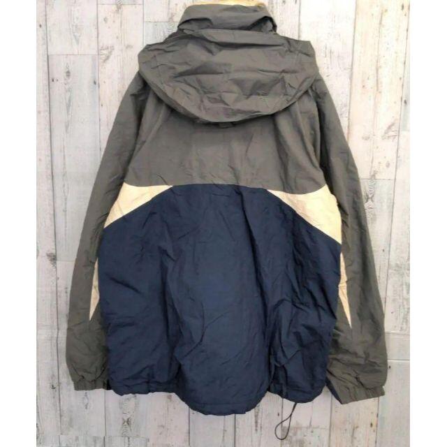 Columbia - 90s コロンビア マウンテンパーカー ネイビー グレーオムニ