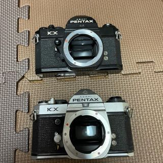 ペンタックス(PENTAX)のサザビー様専用レトロカメラ祭ASAHI PENTAX KX 黒　シルバー2台(フィルムカメラ)