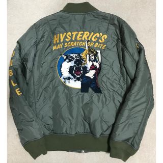 ヒステリックグラマー(HYSTERIC GLAMOUR)のSALE ヒステリックグラマー  MA-1 ボアブルゾン ジャケット(ブルゾン)