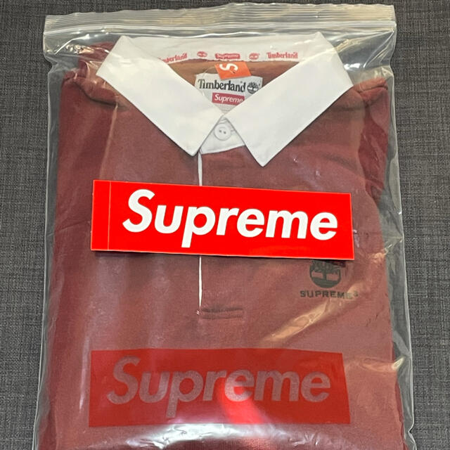 Supreme(シュプリーム)のL オレンジ Supreme Timberland Rugby Brick 新品 メンズのトップス(ポロシャツ)の商品写真