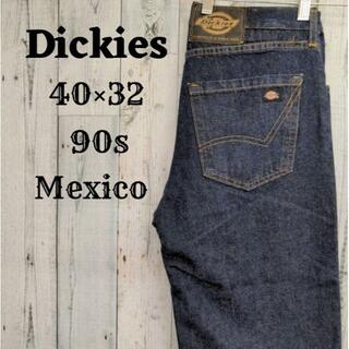 ディッキーズ(Dickies)の美品 90s ディッキーズ Dickies ネイビー（青）デニム コットン(デニム/ジーンズ)