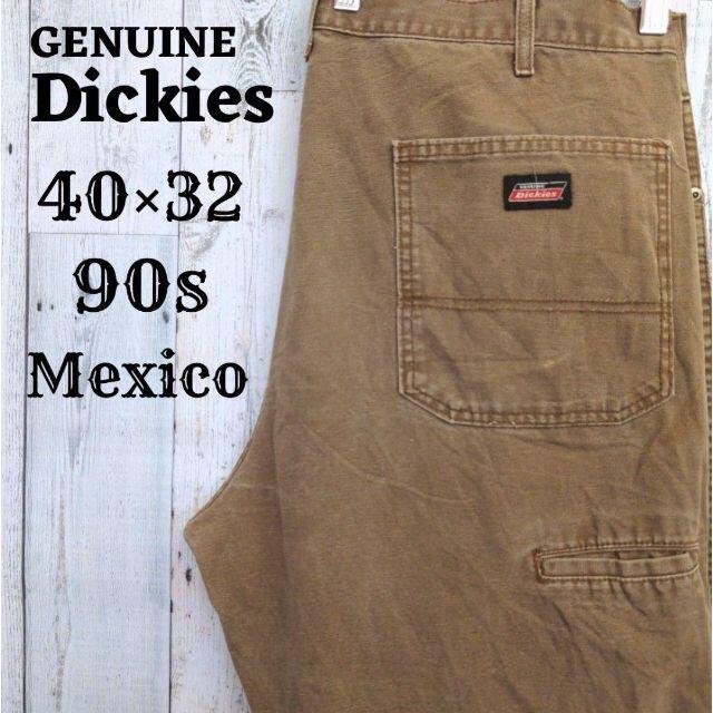 Dickies(ディッキーズ)の90s ディッキーズDickiesペインターパンツブラウン（茶）キャメルコットン メンズのパンツ(ペインターパンツ)の商品写真