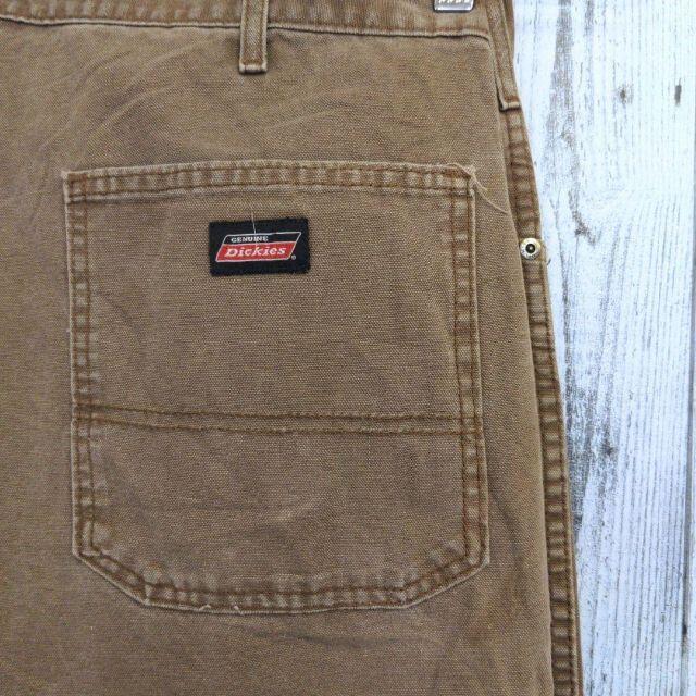 Dickies(ディッキーズ)の90s ディッキーズDickiesペインターパンツブラウン（茶）キャメルコットン メンズのパンツ(ペインターパンツ)の商品写真