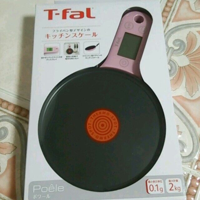 T-fal(ティファール)の新品☆ティファール キッチンスケール(はかり)  インテリア/住まい/日用品のキッチン/食器(調理道具/製菓道具)の商品写真