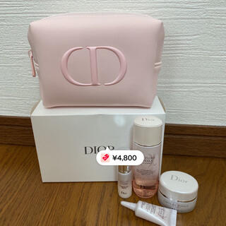クリスチャンディオール(Christian Dior)のDior カプチュールトータルセル　ピンクポーチセット(サンプル/トライアルキット)