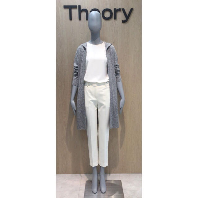 Theory 19aw フード付ミドル丈カーディガン94cm袖丈