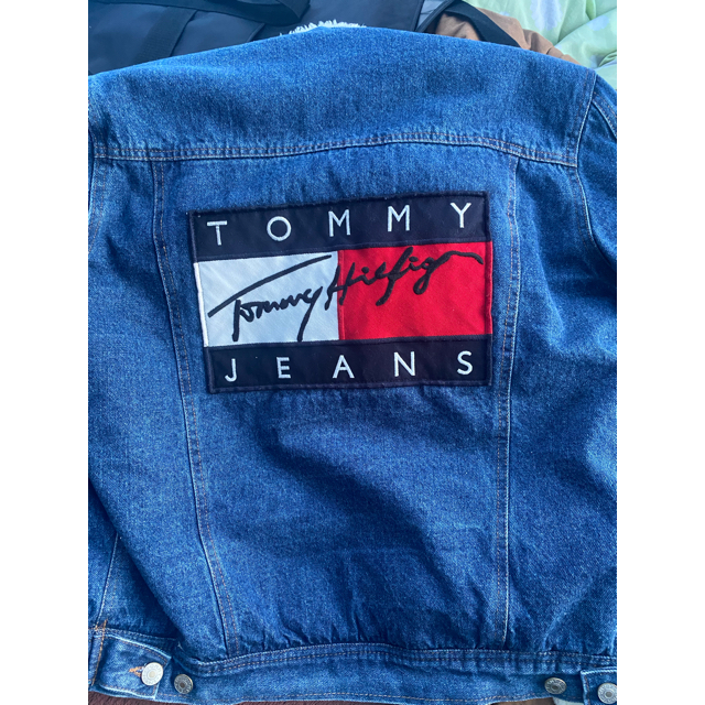 TOMMY HILFIGER(トミーヒルフィガー)のTOMMY JEANS  ボアデニムジャケット メンズのジャケット/アウター(Gジャン/デニムジャケット)の商品写真