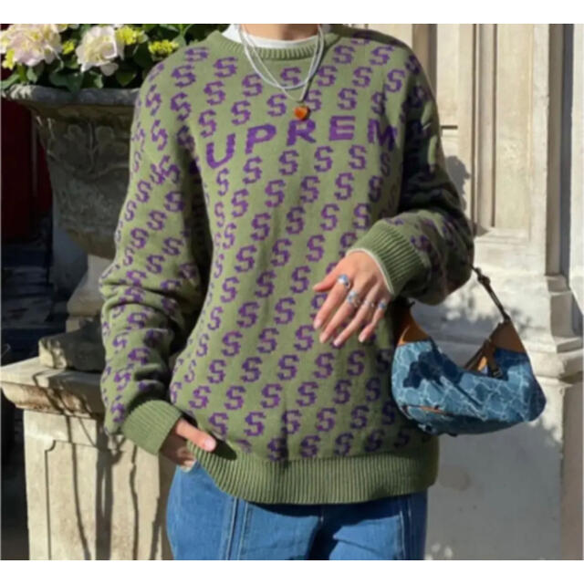 Supreme S Repeat Sweater Black Lサイズ