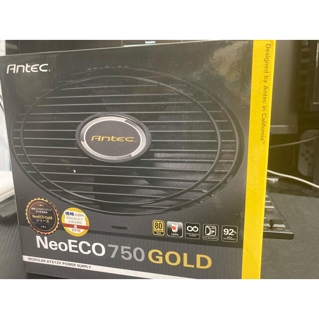 ANTEC◯付属品電源 ANTEC NE750 GOLD PCパーツ GOLD