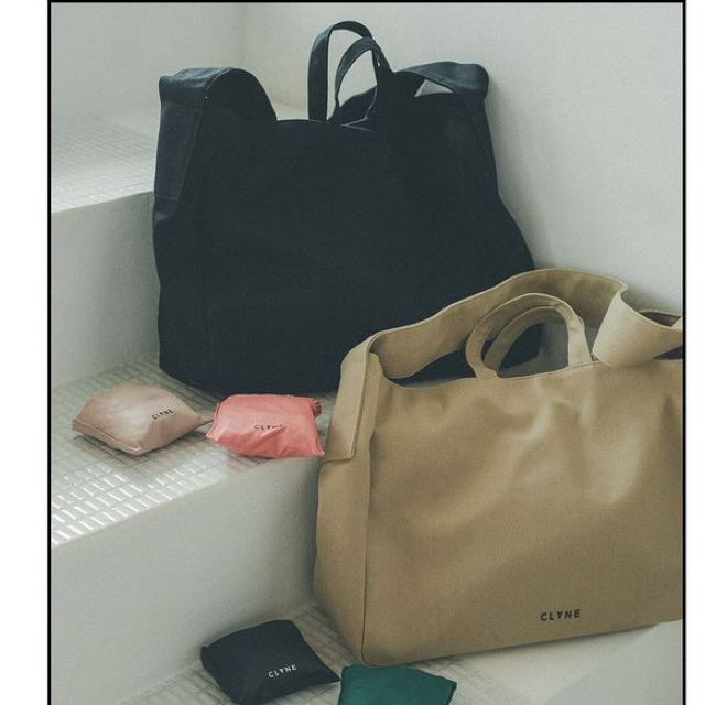 ■もち様専用■CLANE×今宿さんコラボマザーズバッグ黒 レディースのバッグ(ショルダーバッグ)の商品写真
