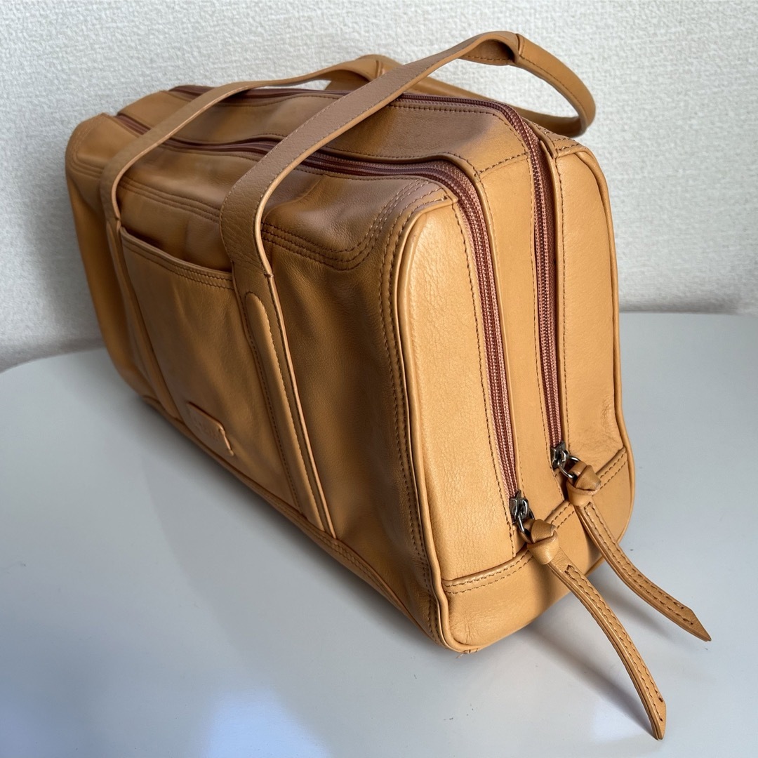 【入手困難】RADLEY LONDON　レザー　バッグ　キャメル　ビジネスバッグ レディースのバッグ(ボストンバッグ)の商品写真