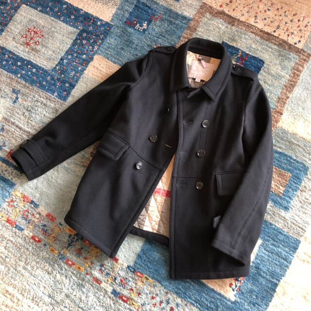 BURBERRY(バーバリー)のバーバリーチルドレン　ウールコート　ブラック　12Y 152 キッズ/ベビー/マタニティのキッズ服女の子用(90cm~)(コート)の商品写真