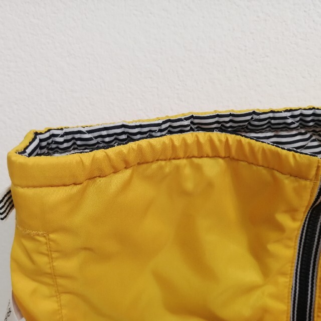 PETIT BATEAU(プチバトー)のプチバトー　リバーシブル　ジャケット 黄 70 〜80 キッズ/ベビー/マタニティのベビー服(~85cm)(ジャケット/コート)の商品写真