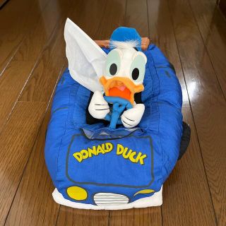 ディズニー(Disney)のディズニー　ドナルド　ボックスティッシュカバー(ティッシュボックス)