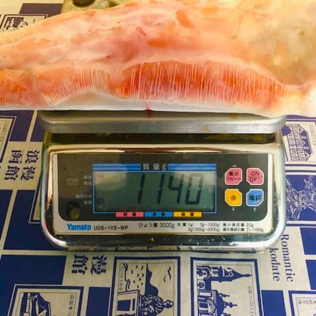 ☆蟹シュリンク2kg　北海道加工☆特大タラバガニ足2肩(約1kg×2)　魚介