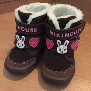 ミキハウス(mikihouse)のmikihouse♡ボアブーツ13.0cm(ブーツ)