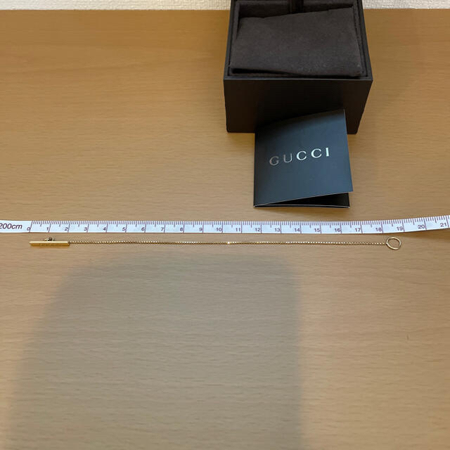 Gucci(グッチ)のGUCCI  グッチ　　ラリアット　ブレスレット　Ｋ18  イエローゴールド レディースのアクセサリー(ブレスレット/バングル)の商品写真