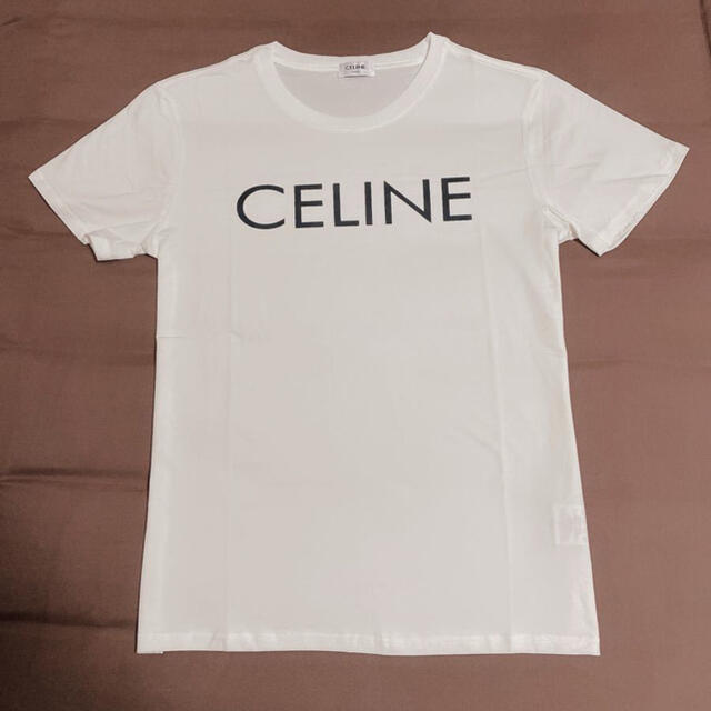 品質満点！ celine オフホワイト Tシャツ　コットン 【ブランド品✨】CELINE - Tシャツ/カットソー(半袖/袖なし)