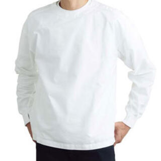 ムジルシリョウヒン(MUJI (無印良品))の新品同様無印良品⭐︎リブ付き綿プルオーバーシャツM白(シャツ)