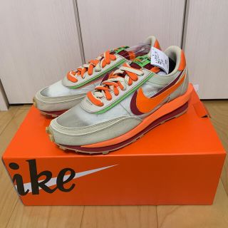 ナイキ(NIKE)のNIKE × SACAI × CLOT LD WAFFLE ORANGE (スニーカー)