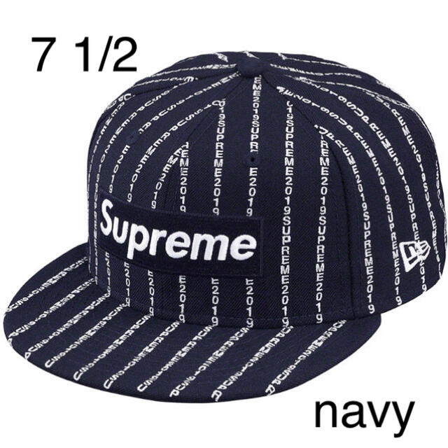 Supreme(シュプリーム)のsupreme new era 2019 navy 7 1/2 baseball メンズの帽子(キャップ)の商品写真