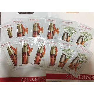 クラランス(CLARINS)のクラランス　ダブルセーラム　ダブルセーラムアイ　サンプル 12包セット(美容液)