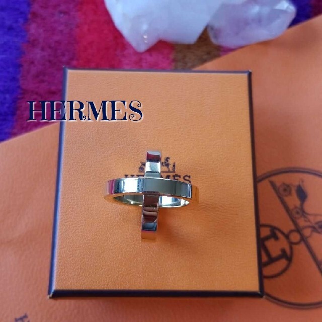 レア　稀少　HERMES　エルメス　スカーフリング　コスモス