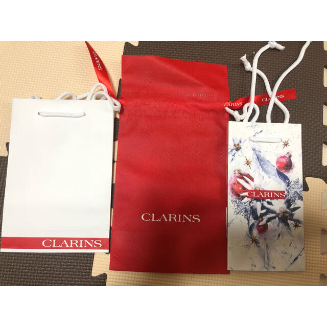CLARINS(クラランス)のクラランス　ホリデー限定 ショッピングバッグ　ショッパー レディースのバッグ(ショップ袋)の商品写真